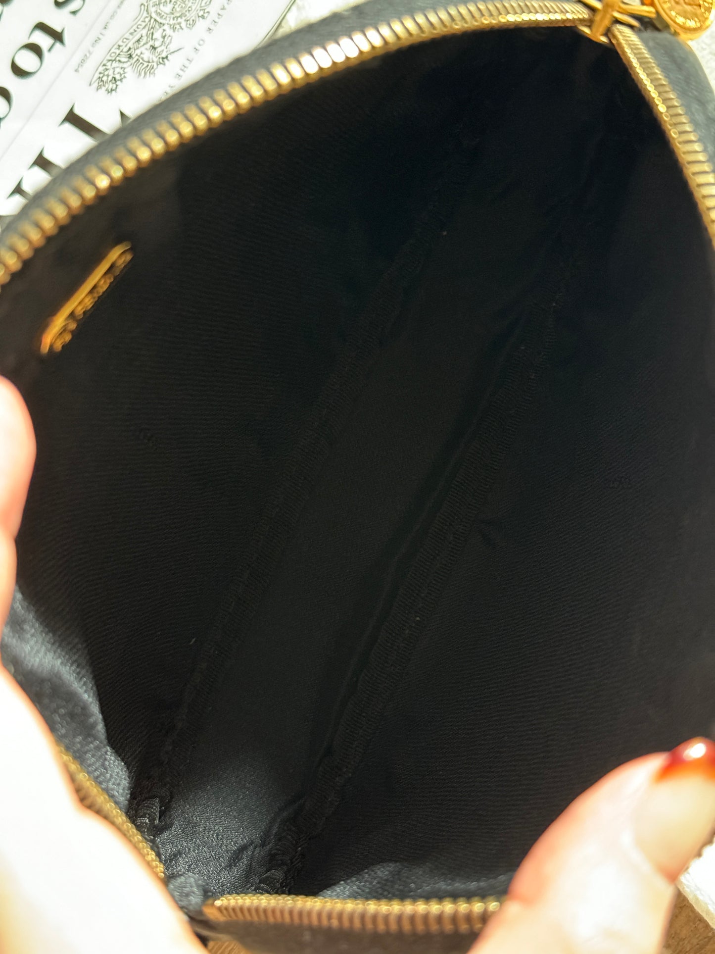 Vintage Fendi pequin crossbody bag🫒