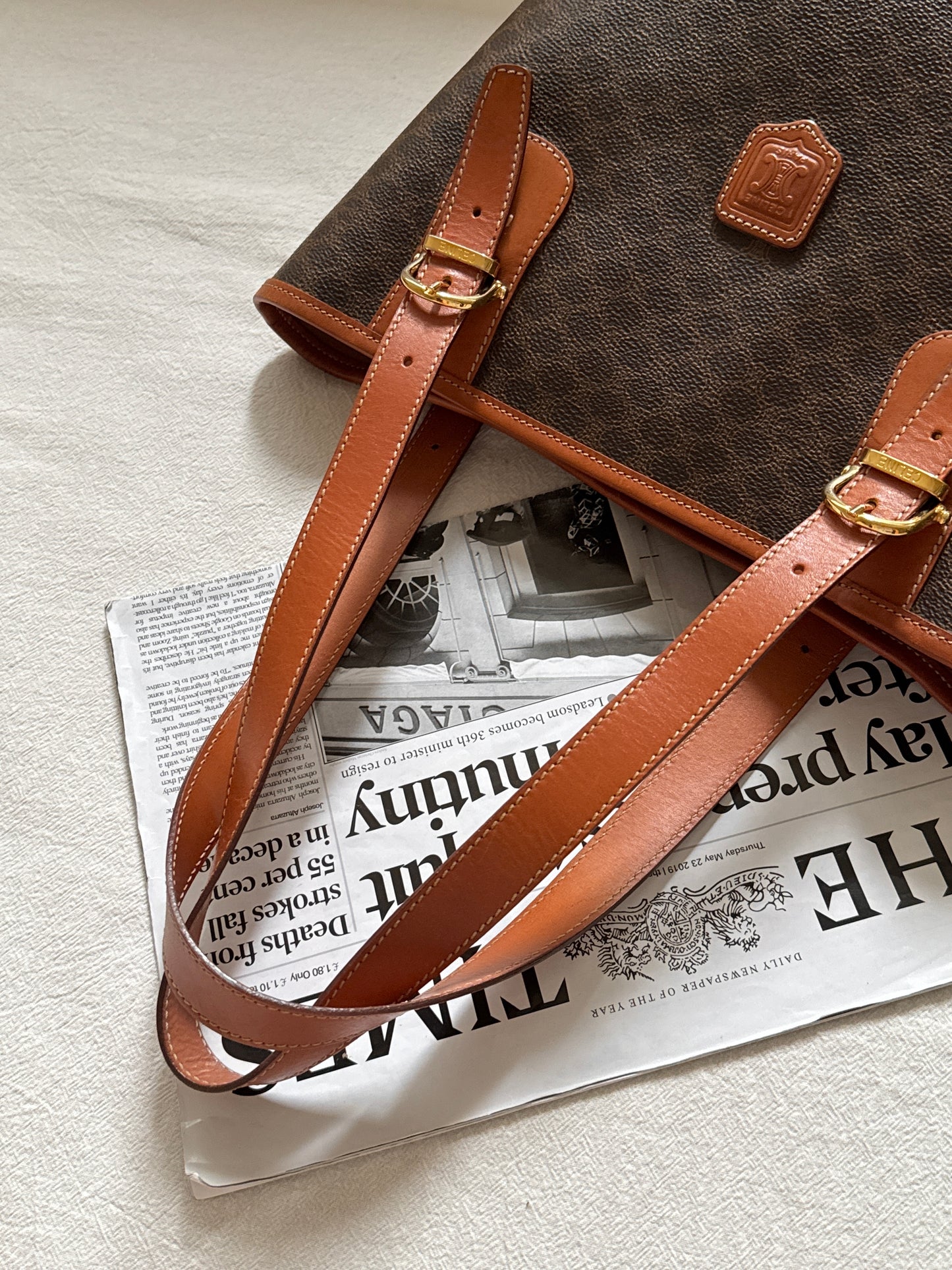 Vintage Celine macadam tote