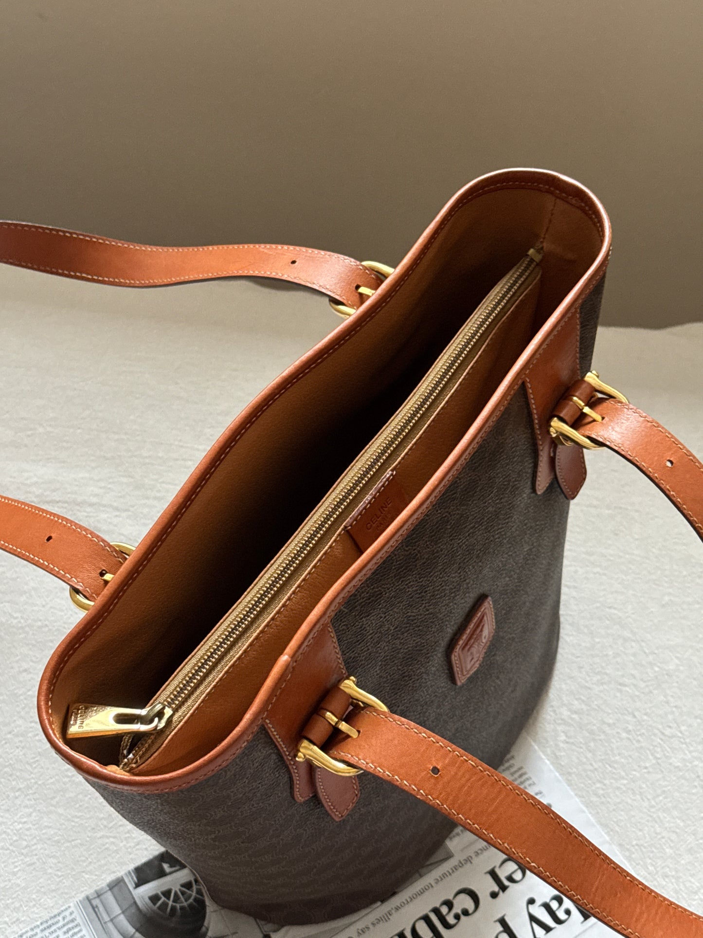 Vintage Celine macadam tote