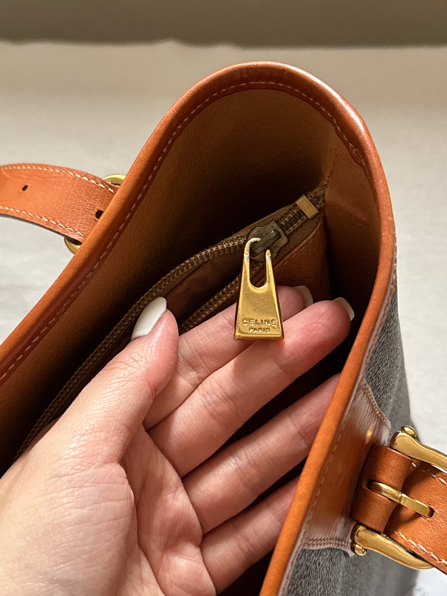 Vintage Celine macadam tote
