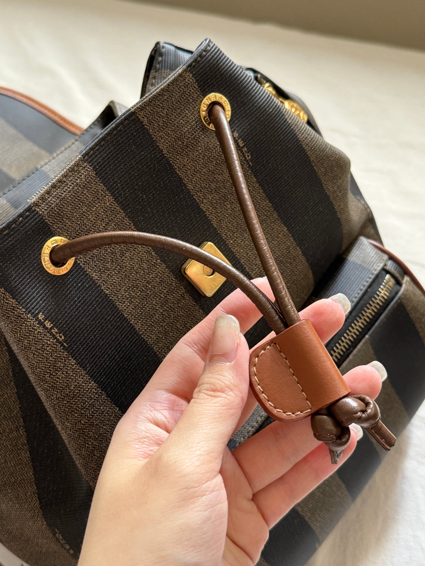 Vintage Fendi pequin small backpack🧸