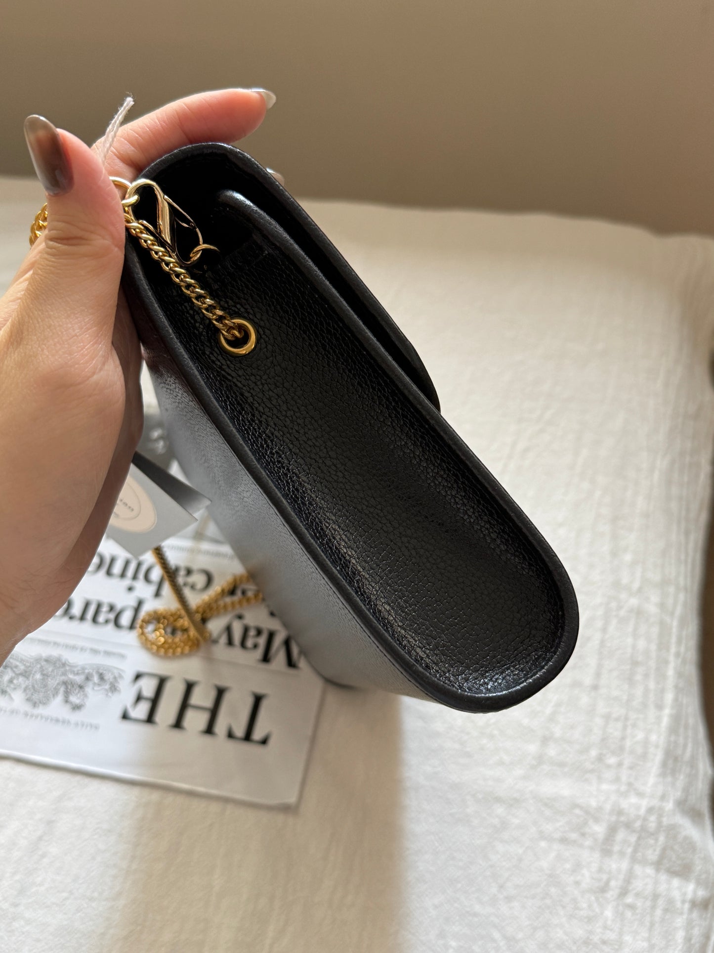 Vintage Dior 黑金牛皮envelope bag🖤