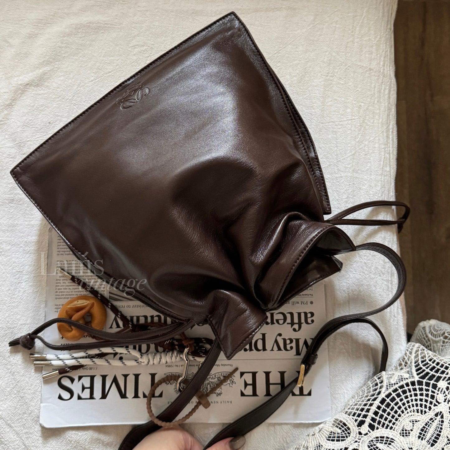 Vintage Loewe小羊皮flamenco🧺