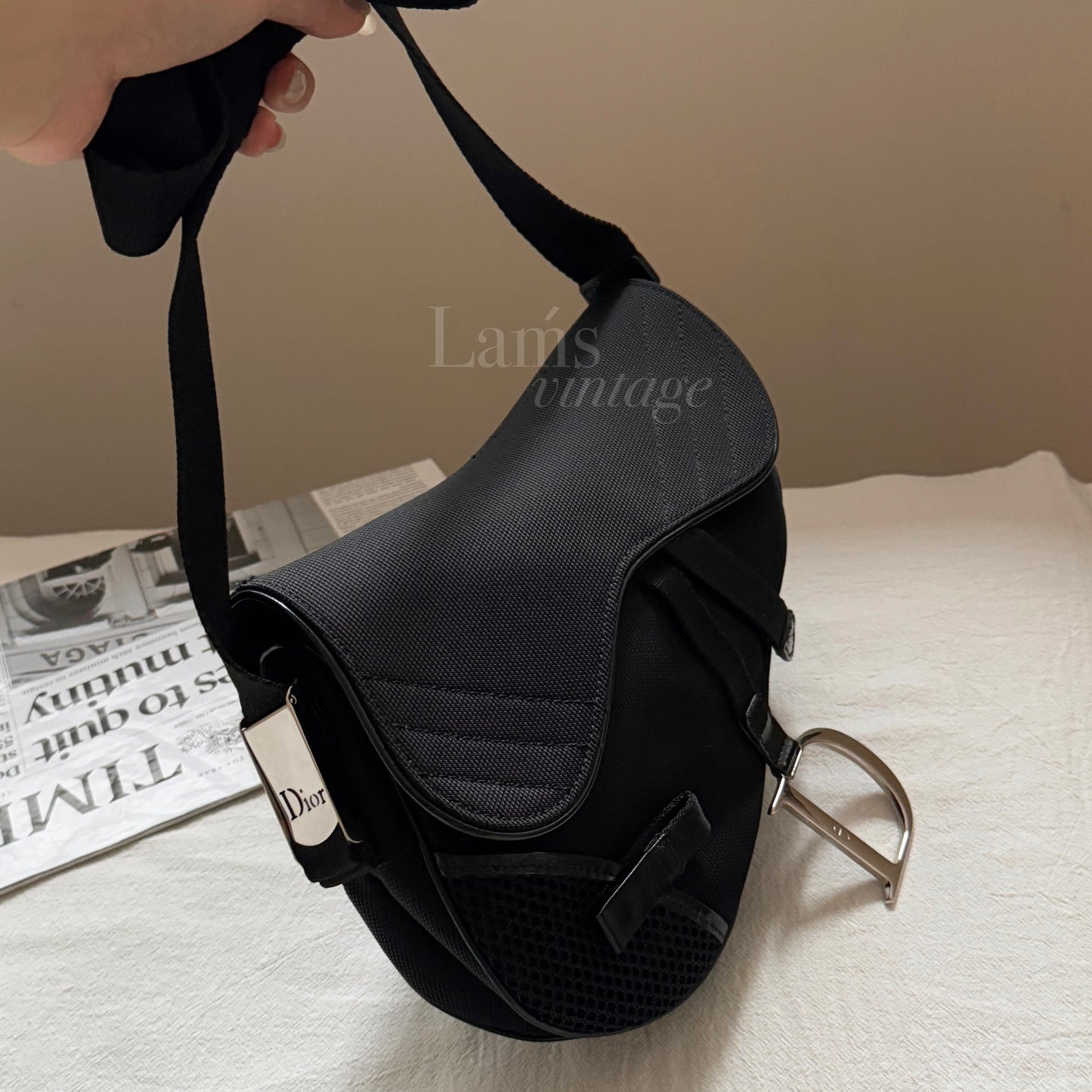 Vintage Dior saddle bag sport