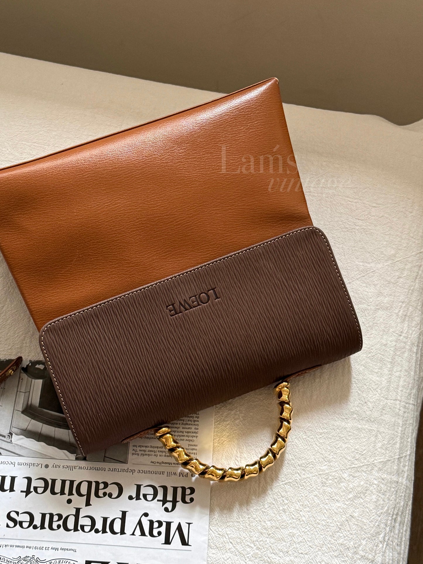 Vintage Loewe velazquez 蛇骨kelly🌟