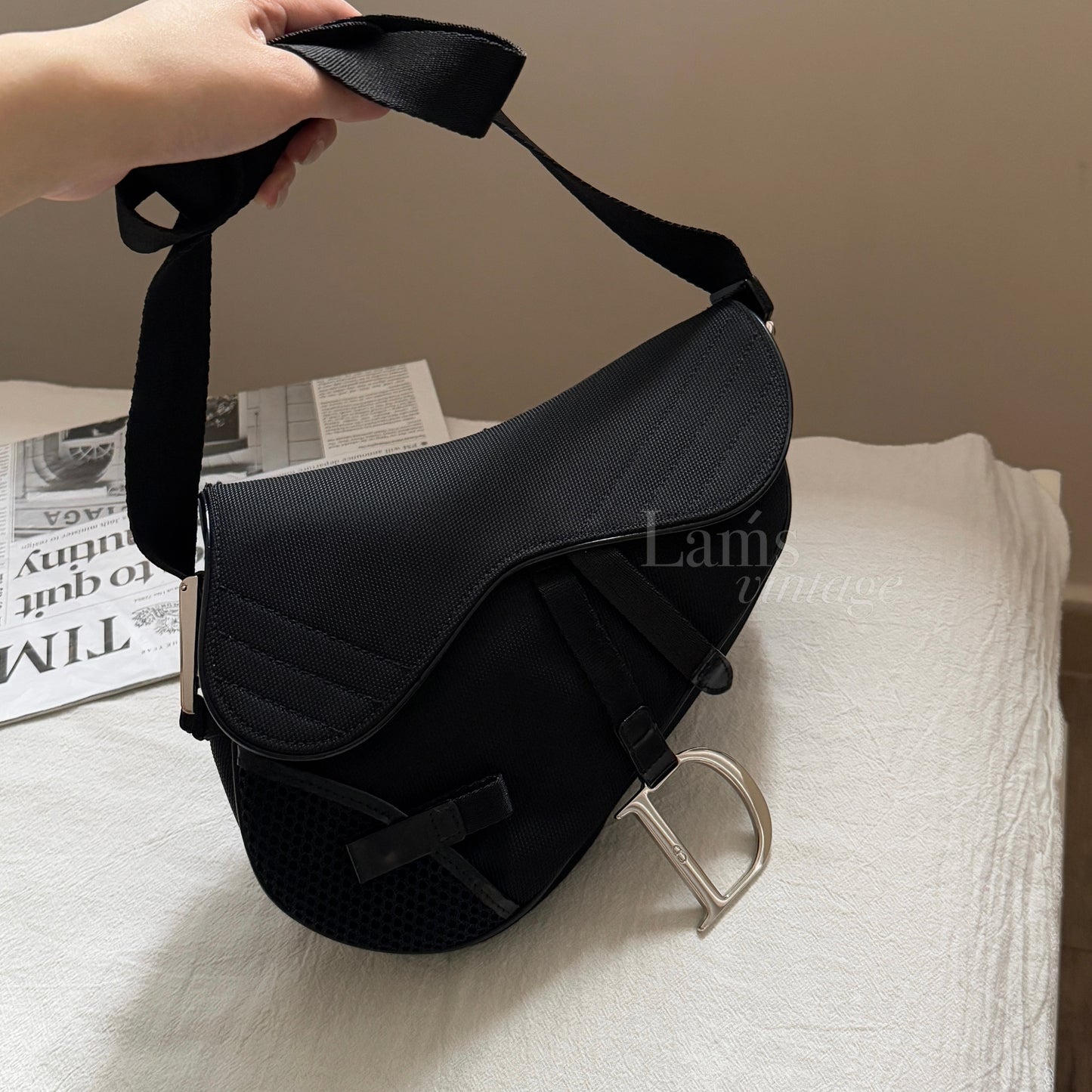 Vintage Dior saddle bag sport