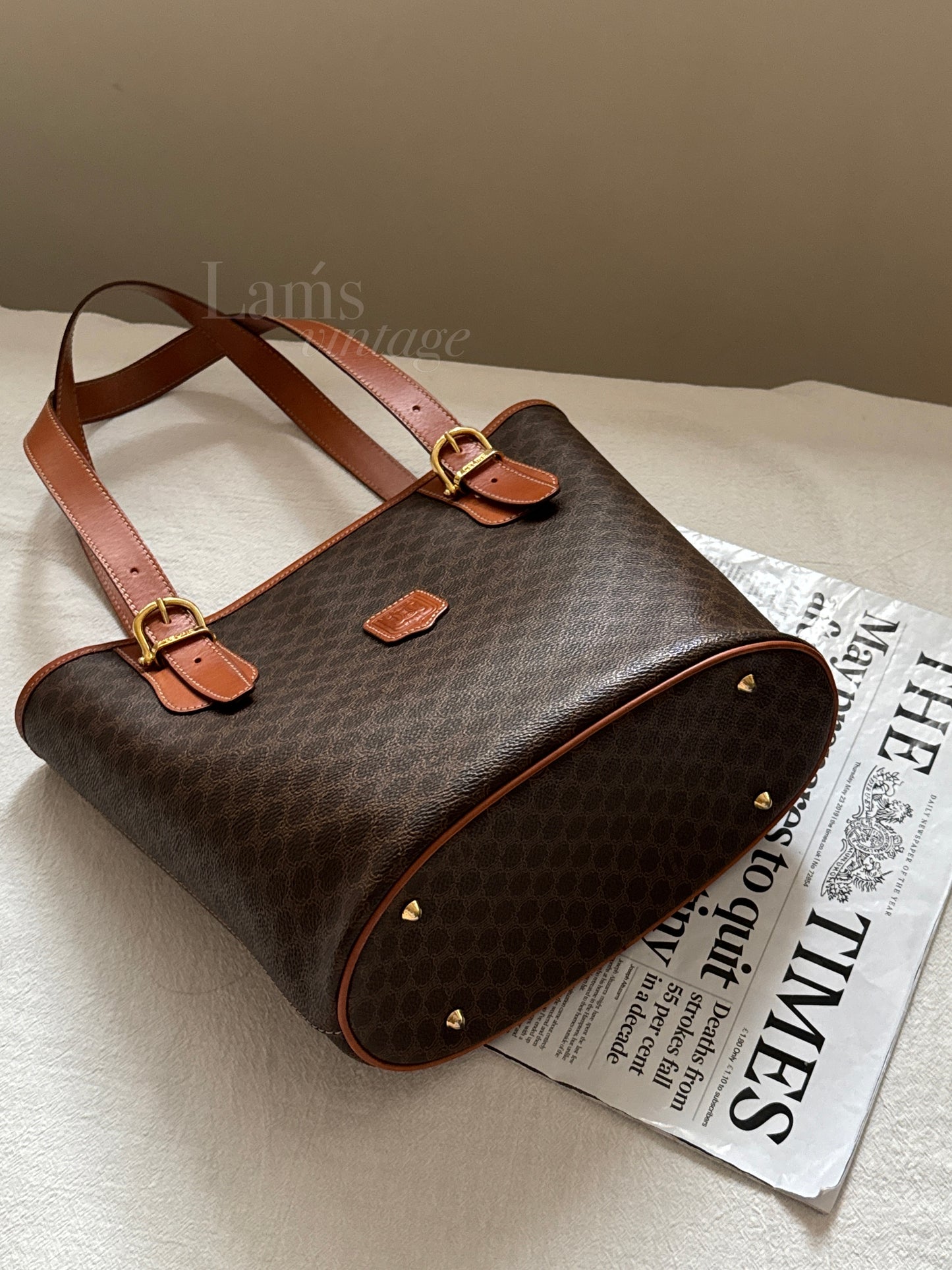 Vintage Celine macadam tote