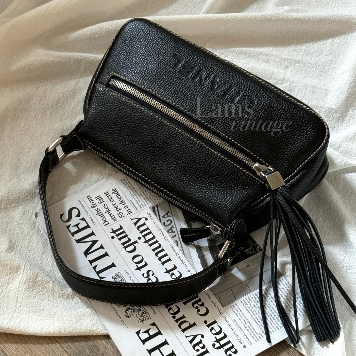 Full box set保存品! Vintage Chanel 流蘇hobo bag🕶️
