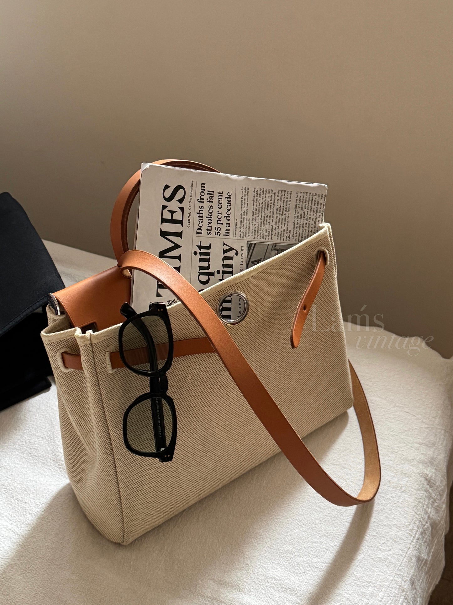 Vintage Hermes herbag 31🤎full set!