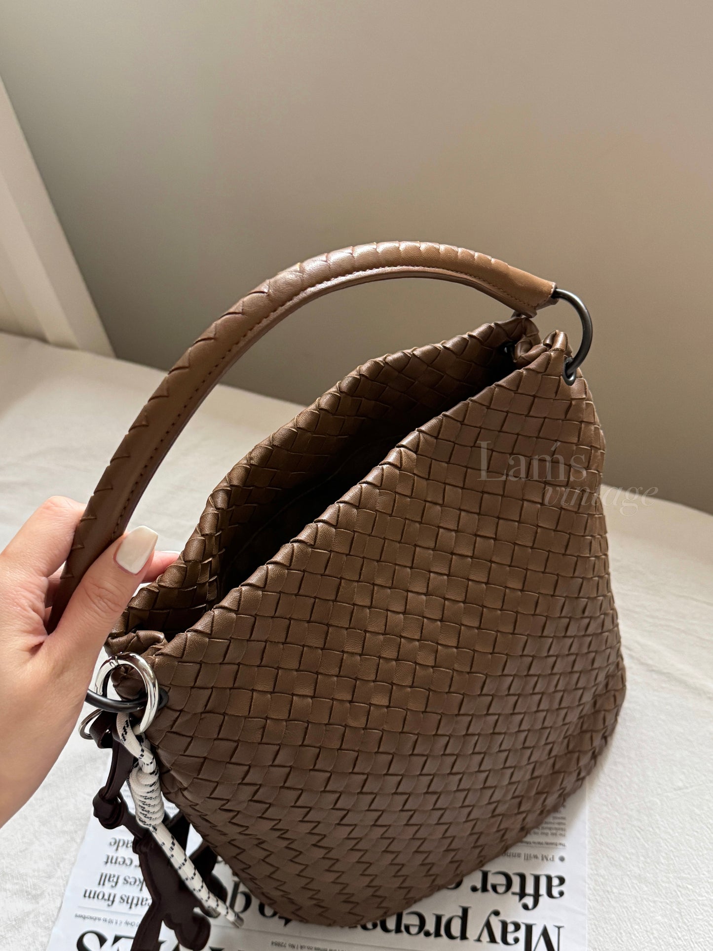 Vintage Bottega Veneta leather bucket🧺