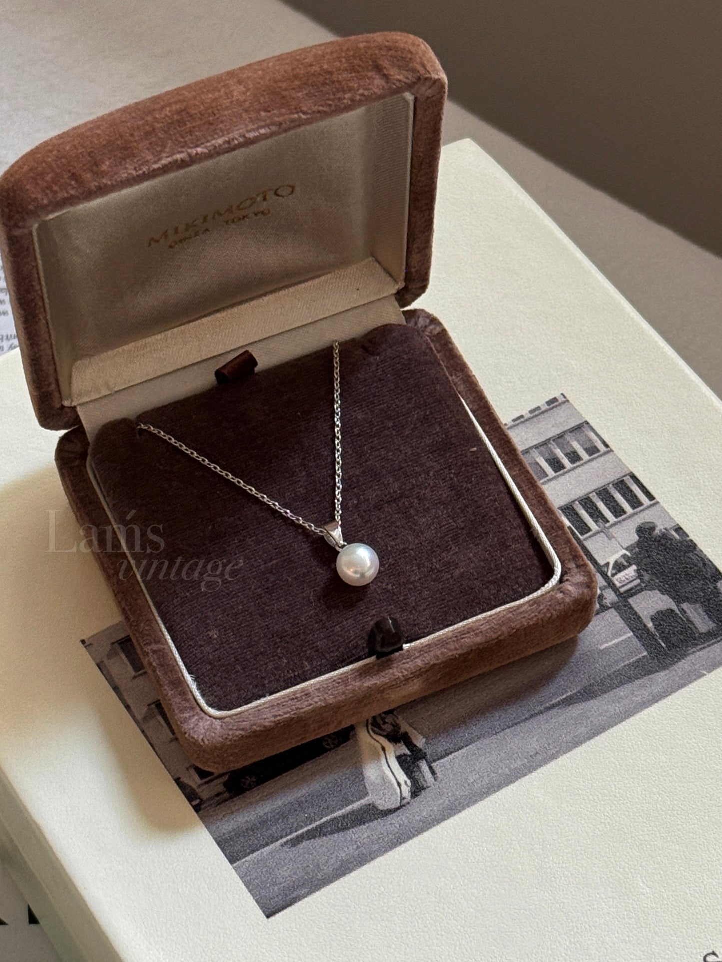 Vintage Mikimoto pearl necklace
