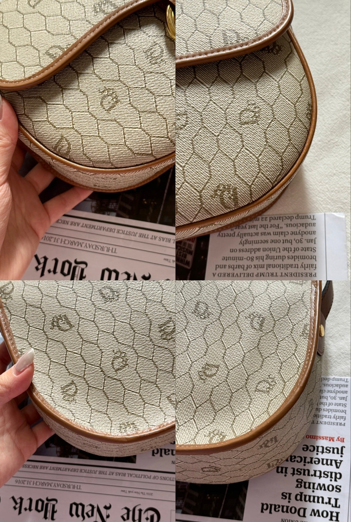 Vintage Dior 豬鼻扣馬鞍包🍯