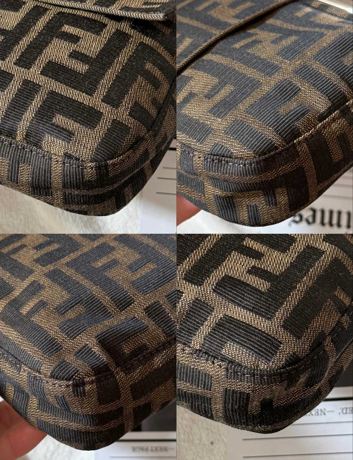 Vintage Fendi classic zucca baguette🥖