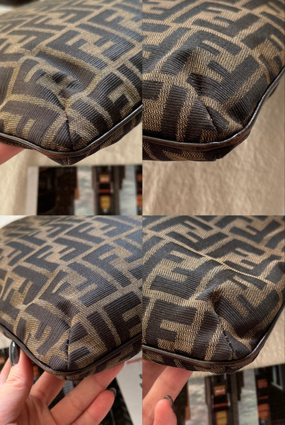 Vintage Fendi zucca square tote🫒