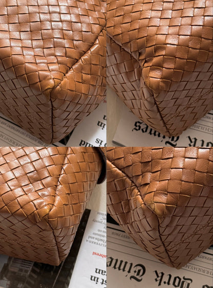 Vintage Bottega Veneta intrecciato double pocket bag🧸