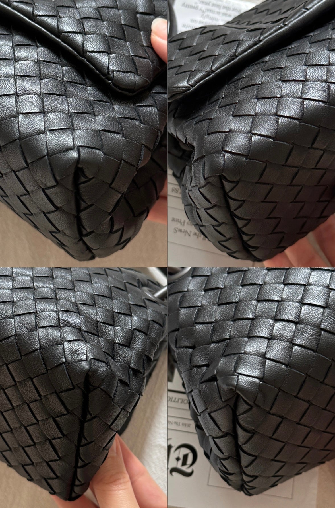 Vintage Bottega Veneta so black intrecciato crossbody bag