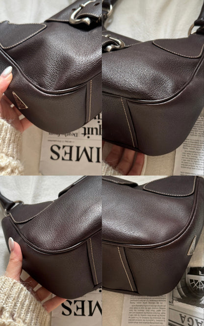 Vintage P r a d a機車hobo bag🏍️