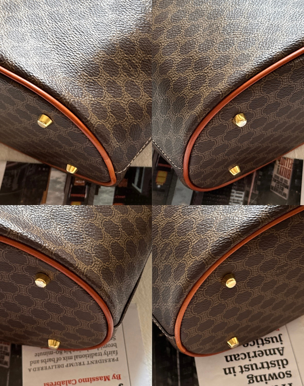 Vintage Celine macadam tote