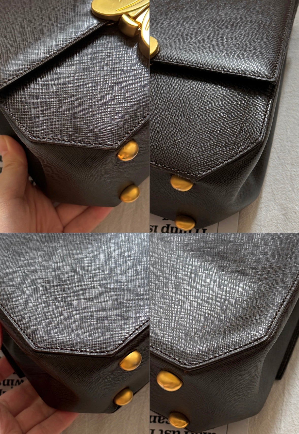 Vintage Celine triomphe 2-way top handle bag🌟