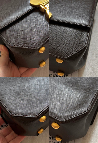 Vintage Celine triomphe 2-way top handle bag🌟