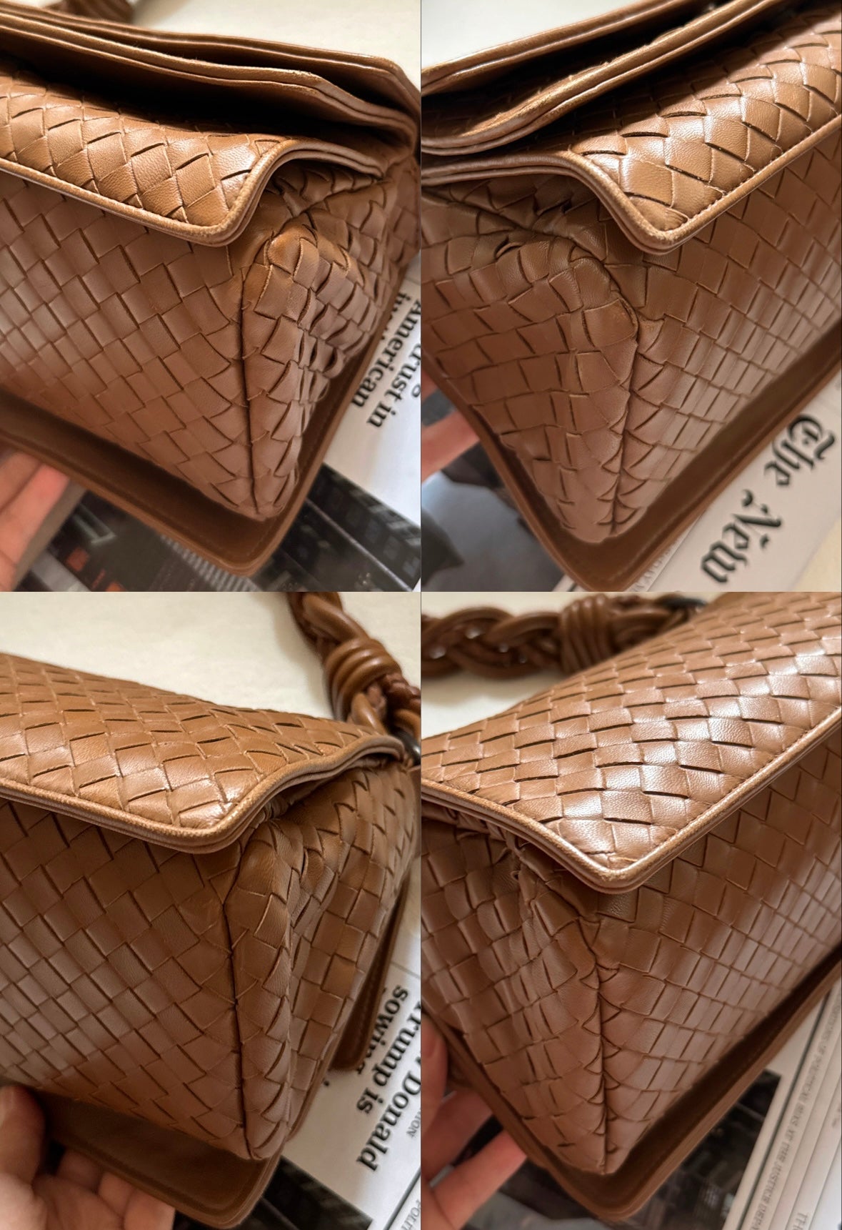 Vintage Bottega Veneta milk tea baguette🥖