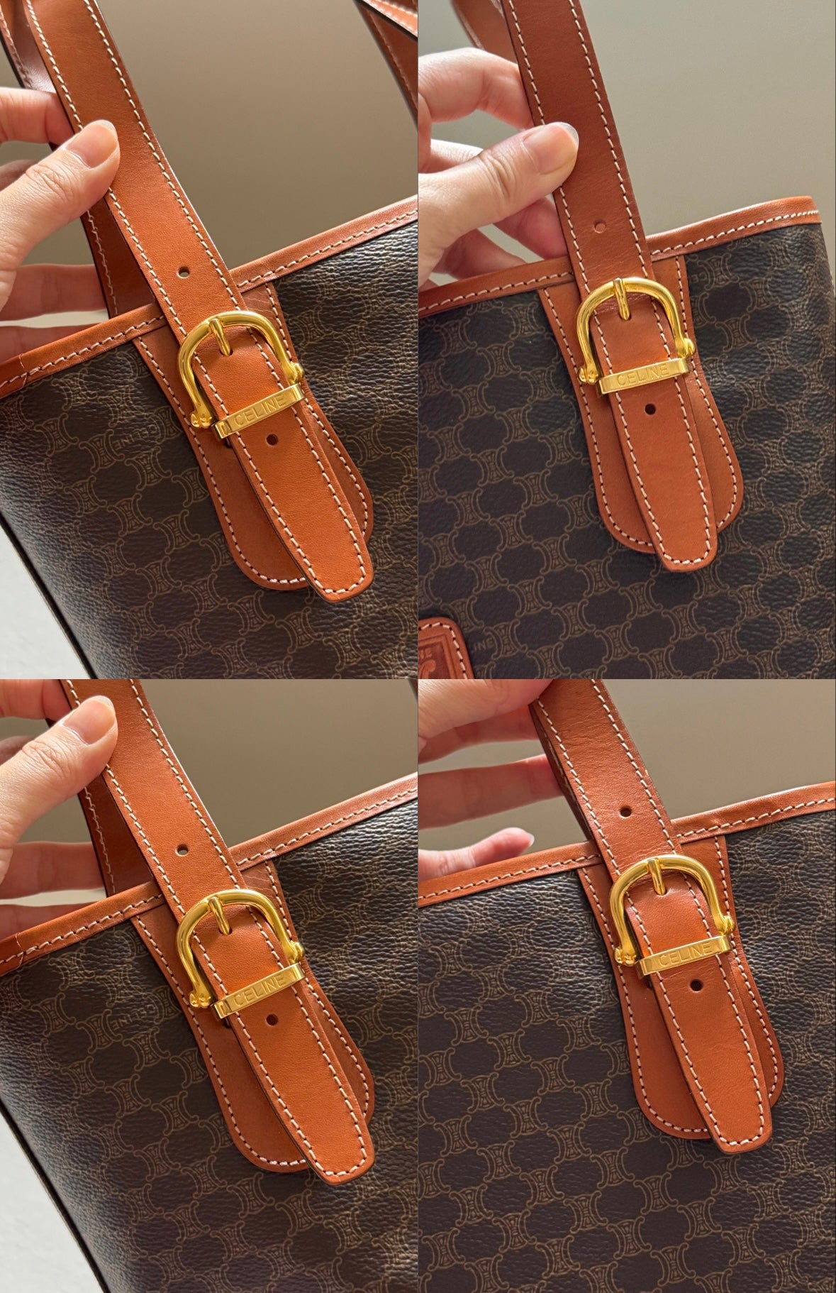 Vintage Celine macadam tote