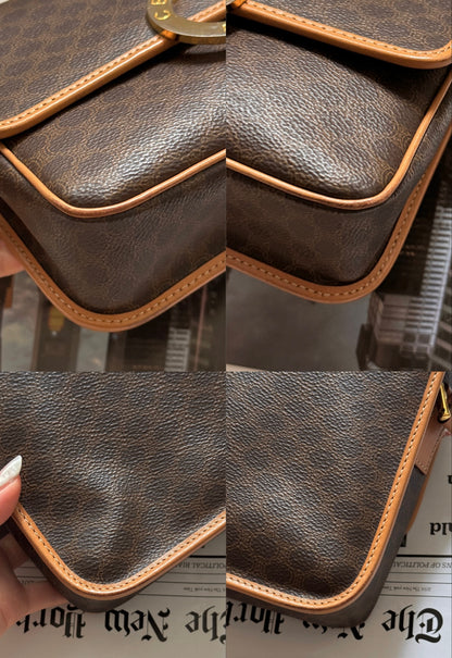 Vintage Celine 老花大金環豆腐包🪐