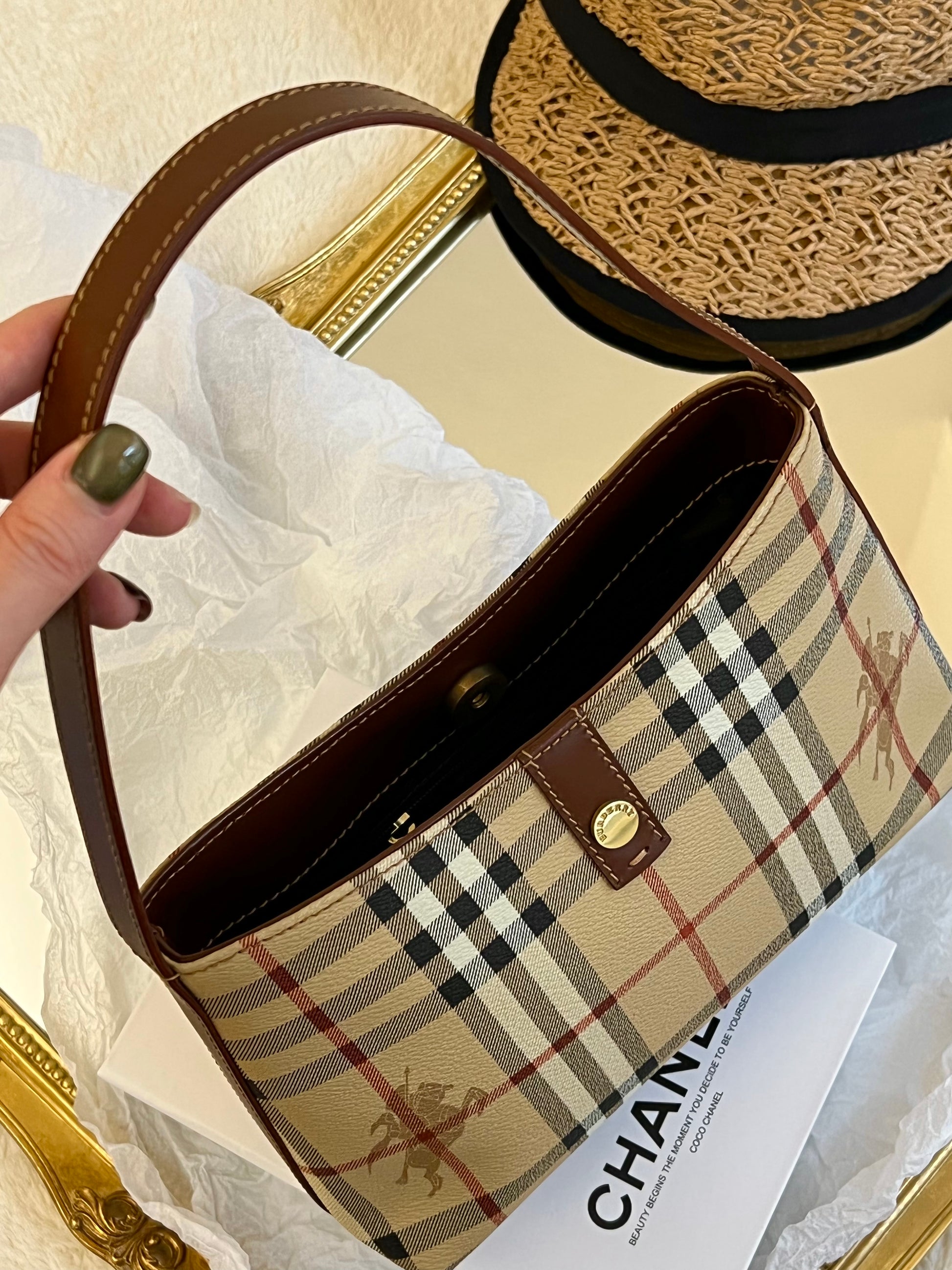 burberry vintage hobo bag