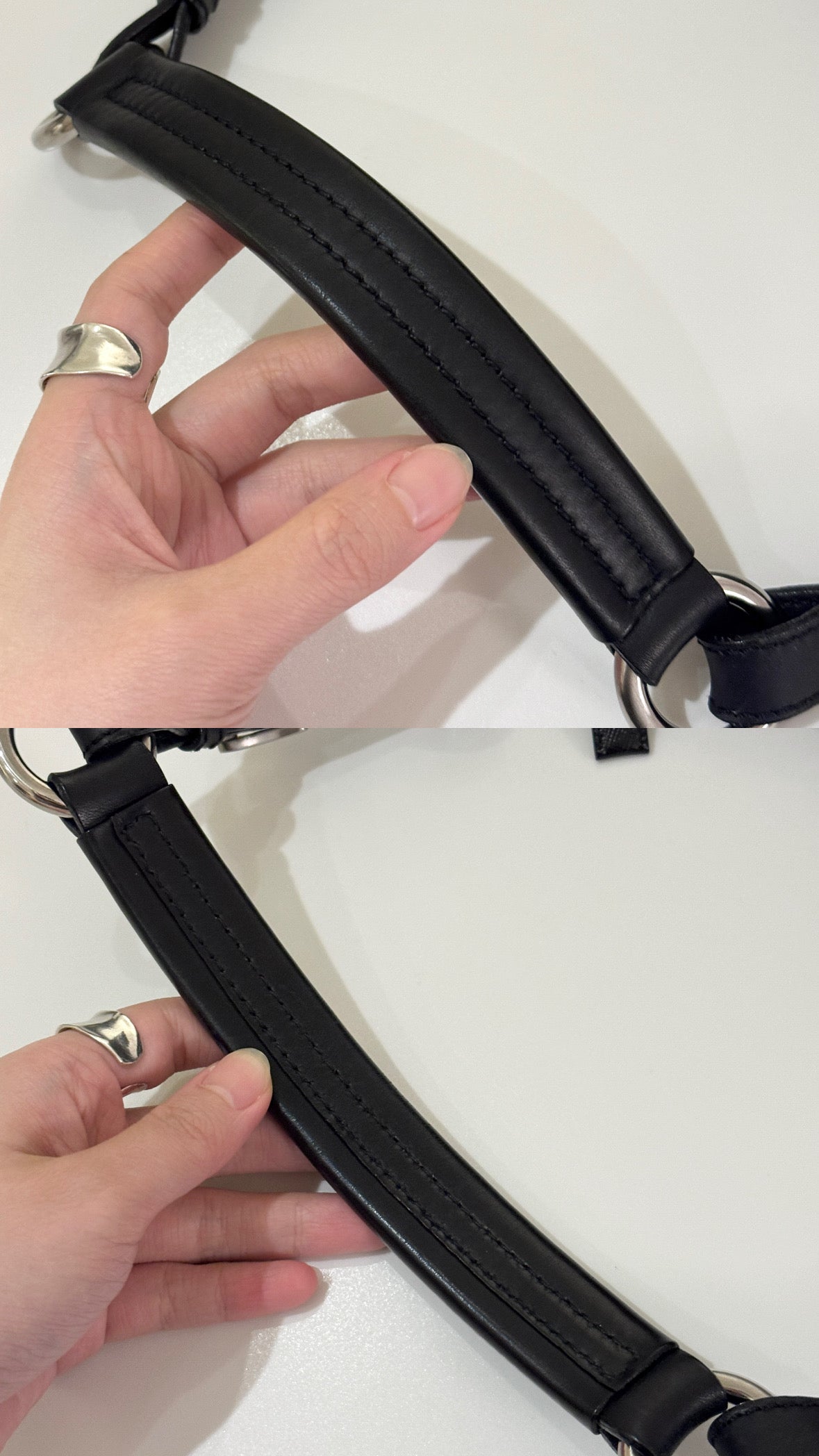 Vintage Prada nylon leather hobo bag🏍️