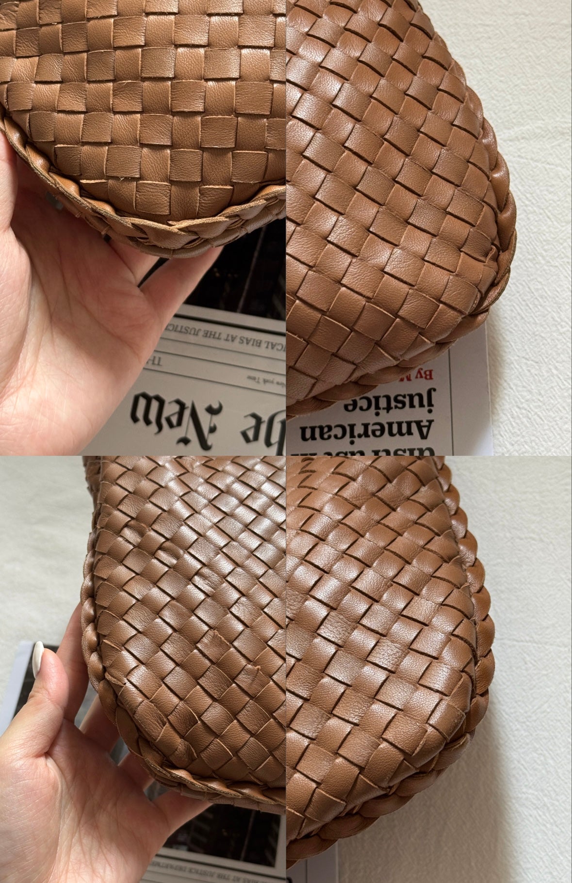 Vintage Bottega Veneta 奶茶hobo 38
