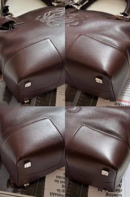 Vintage Loewe 2-way leather bag