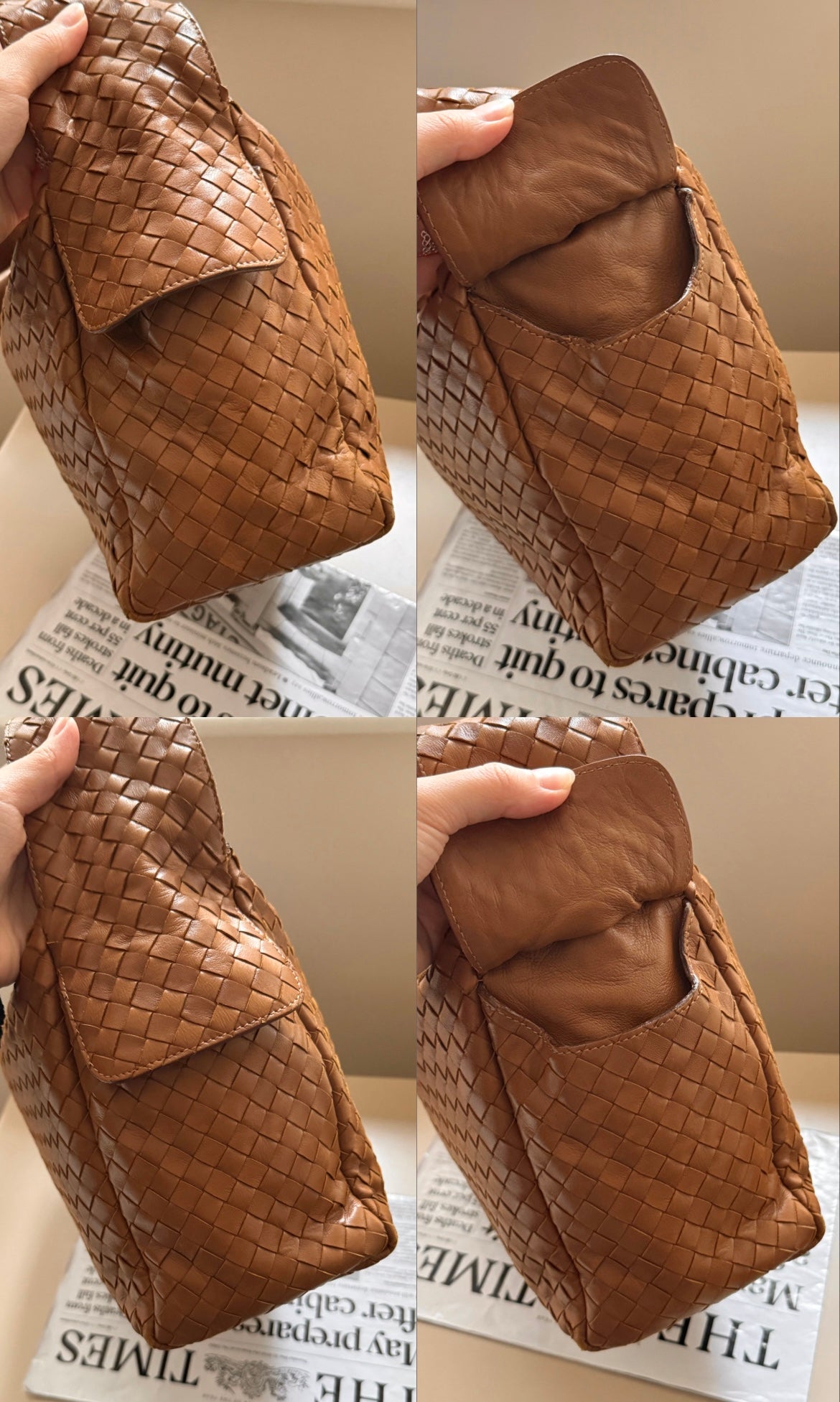 Vintage Bottega Veneta intrecciato double pocket bag🧸