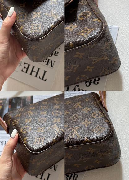Vintage Louis Vuitton monogram looping bag🤎