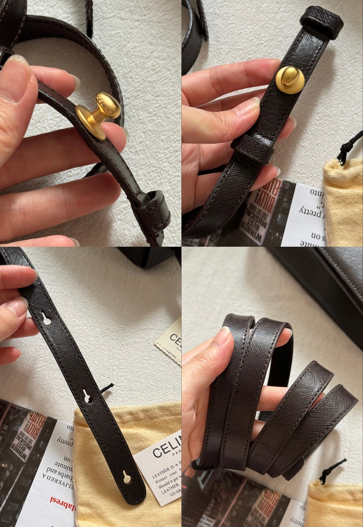 Vintage Celine triomphe 2-way top handle bag🌟