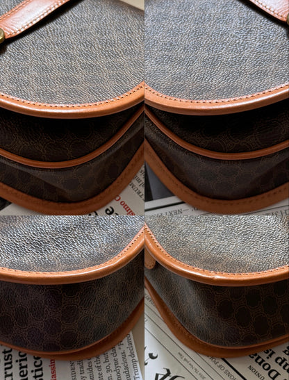 Vintage Celine macadam crossbody bag🧸