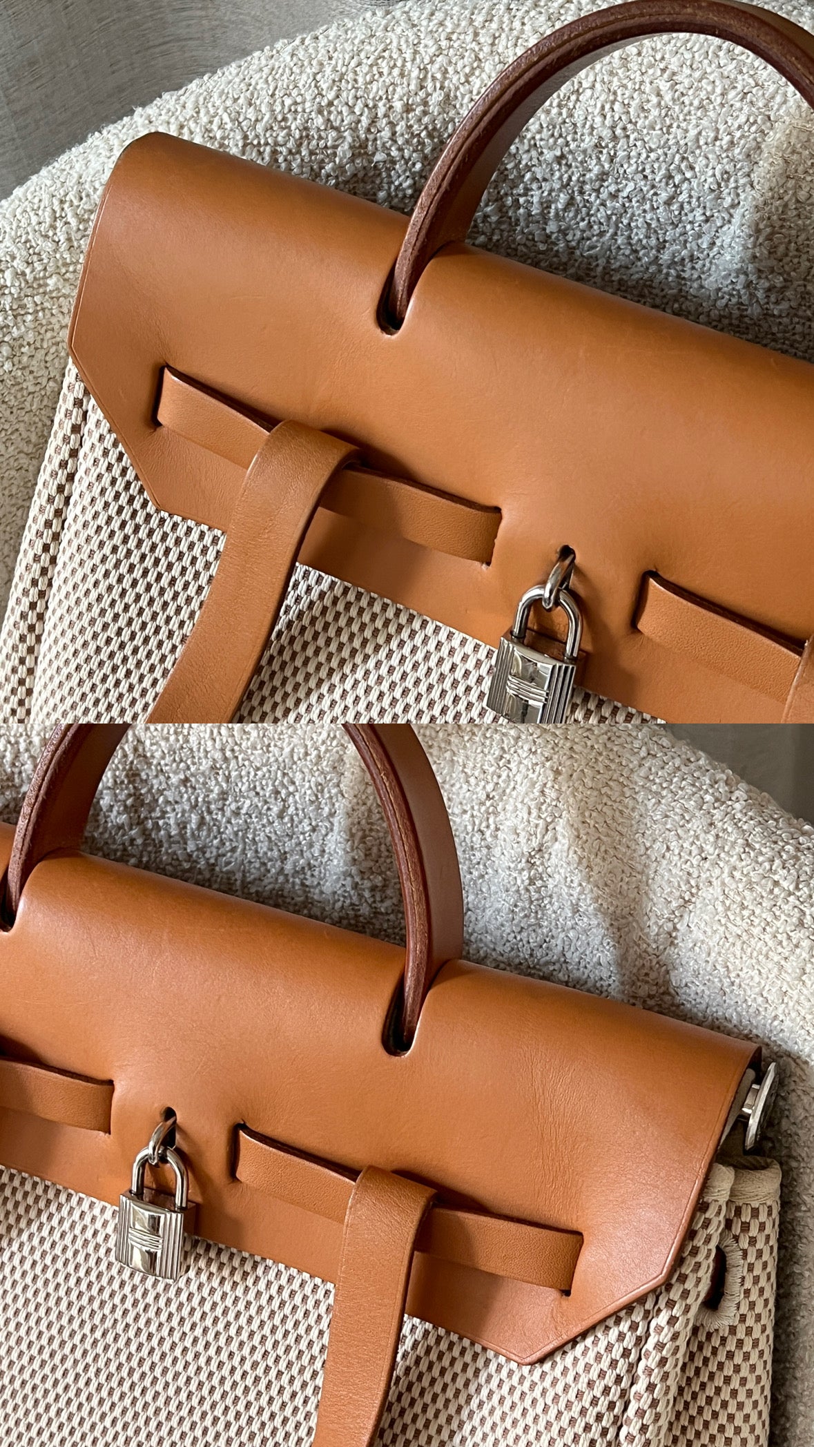 Vintage Hermes herbag backpack 28