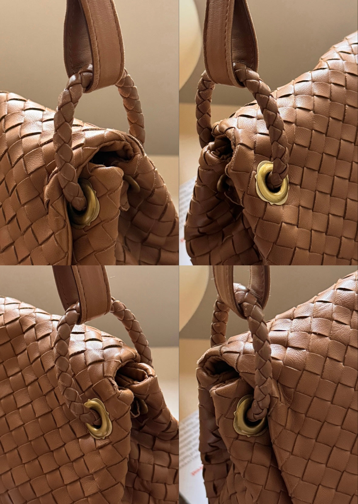Vintage Bottega Veneta leather flap bag🧸