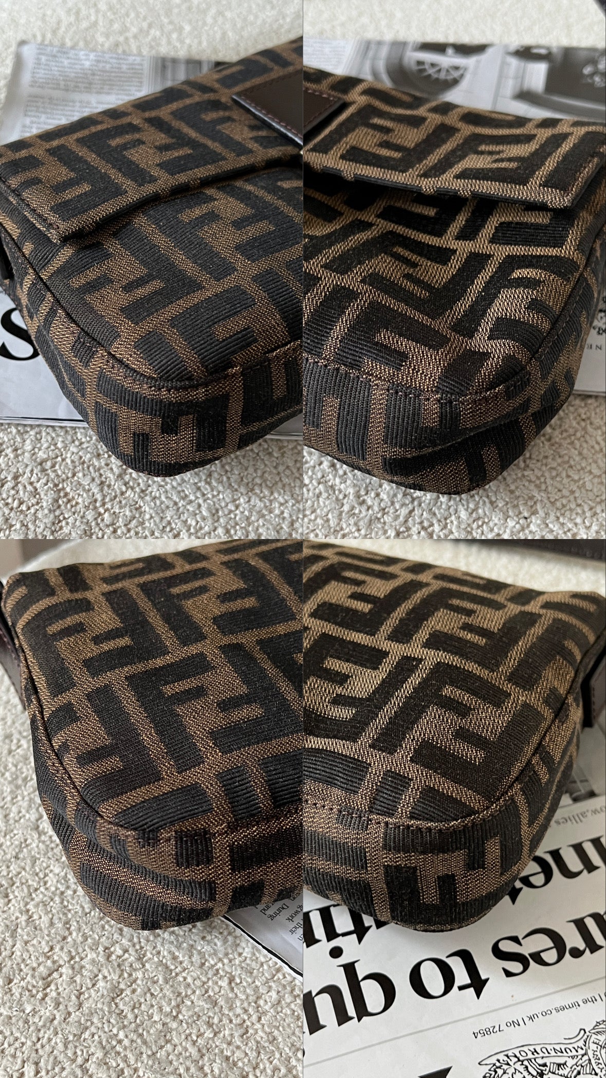 Vintage Fendi classic zucca baguette🥖