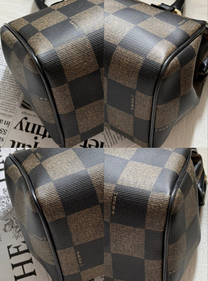 Vintave Fendi 棋盤格boston♟️