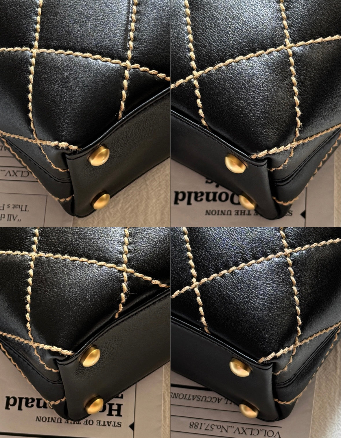 Vintage Chanel calfskin vivian tote