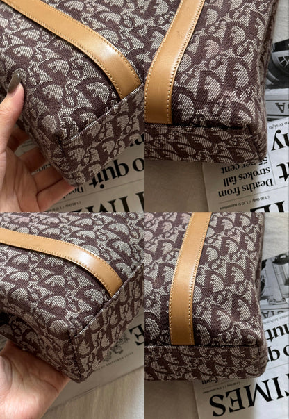Vintage Dior trotter tote bag🍷