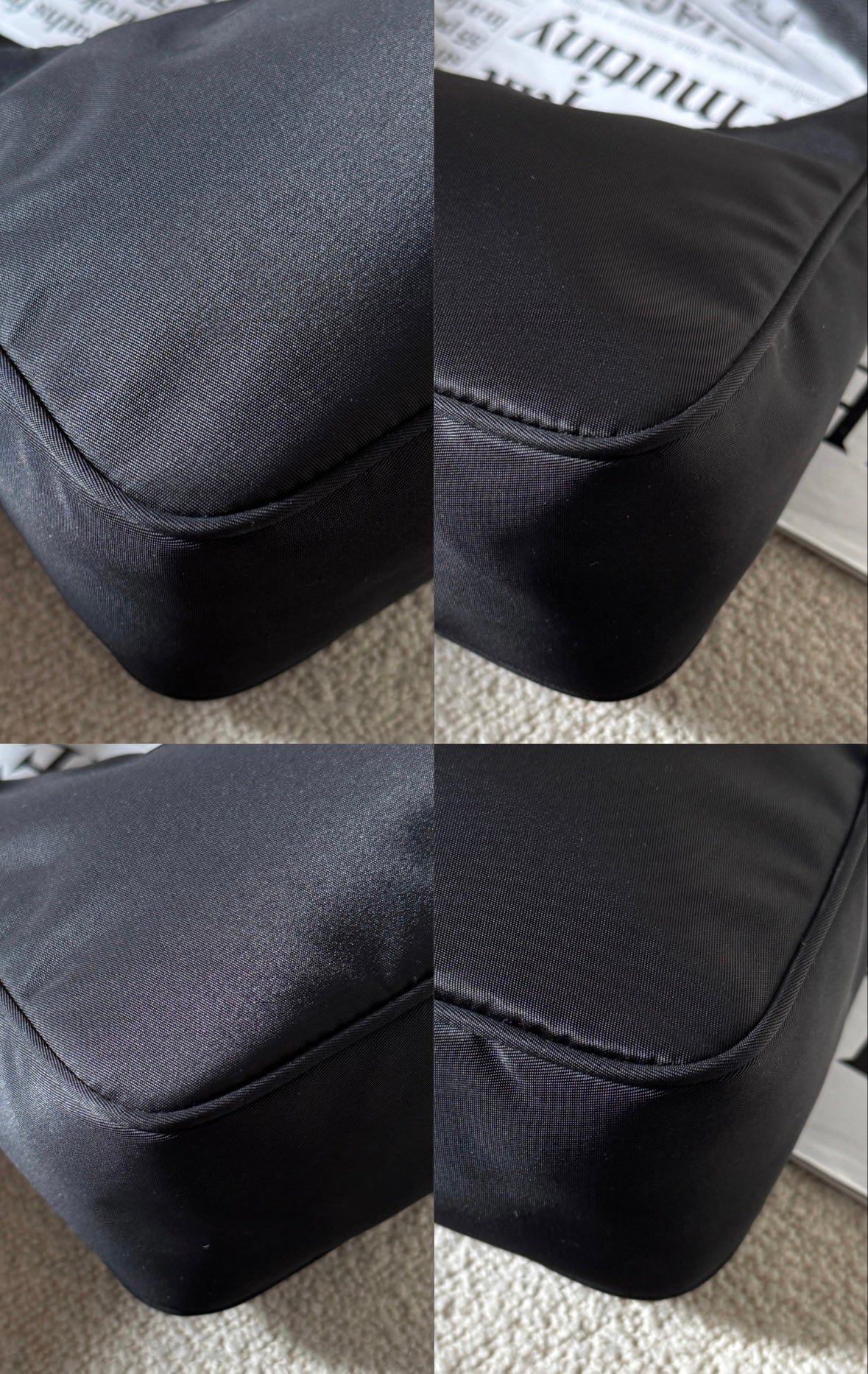 Vintage Prada nylon hobo bag