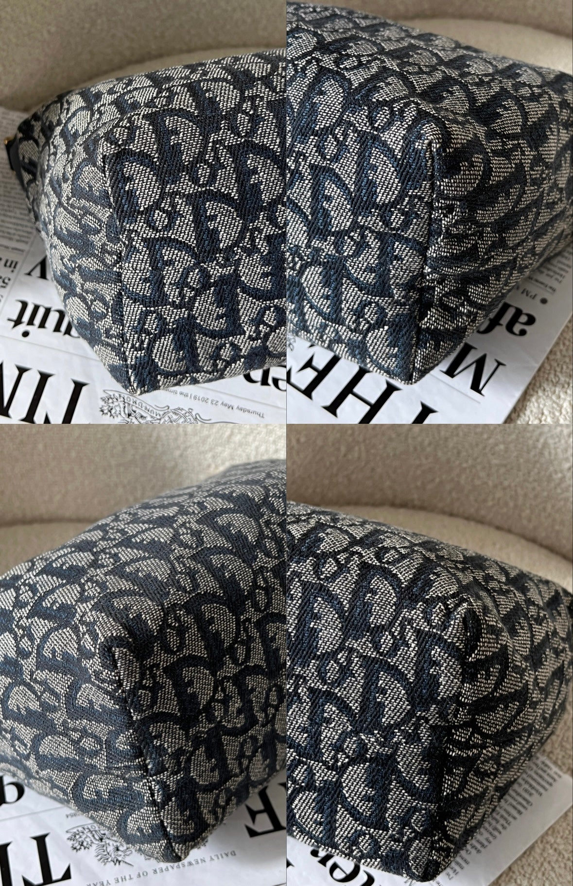 Vintage Dior navy trotter 飯盒包 box bag