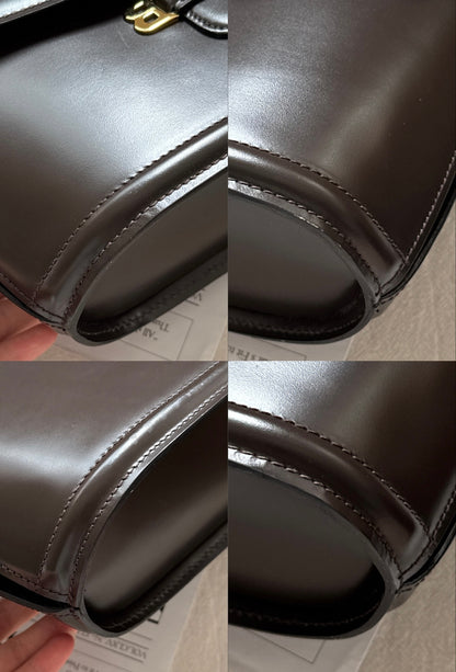 Vintage Bally 2-way leather bag🍩