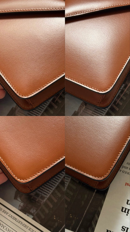 Vintage Celine leather envelope 2-way