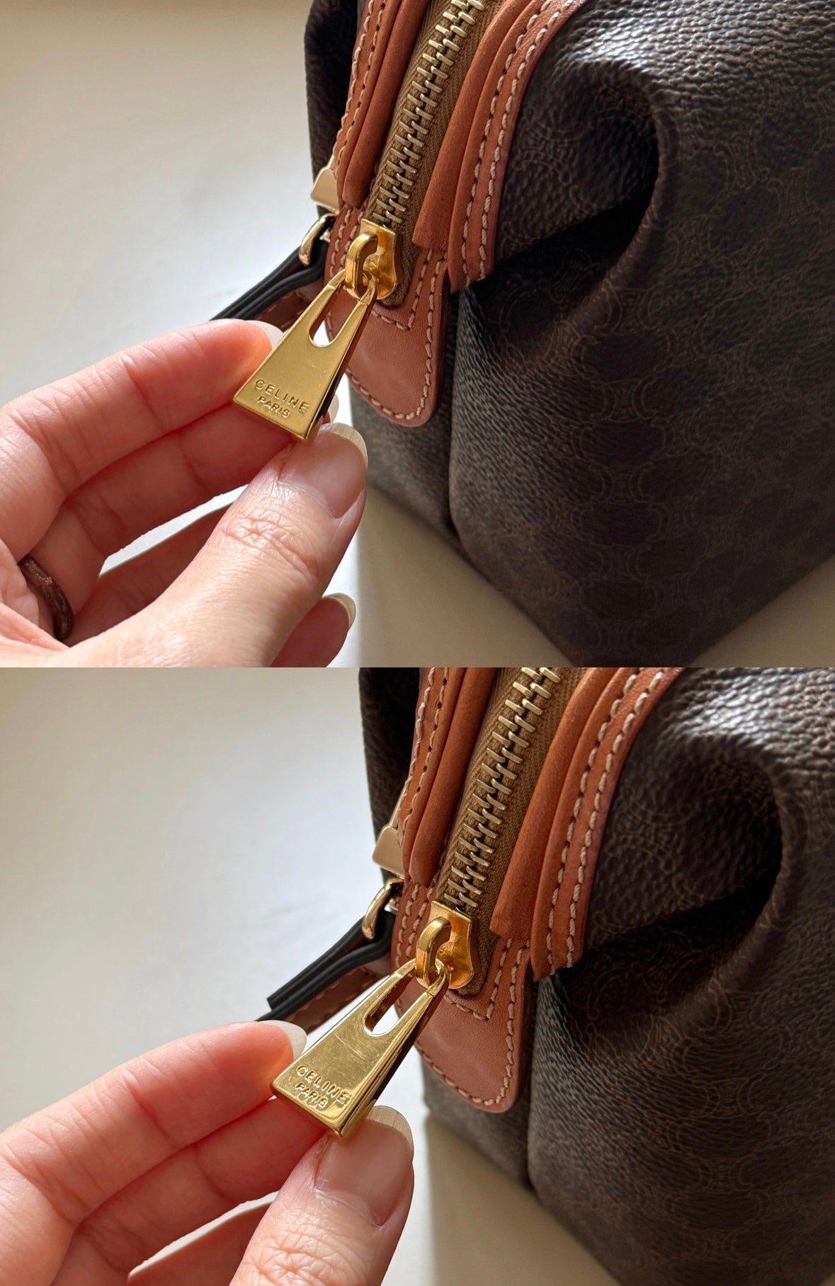 Vintage Celine macadam pouch🪐