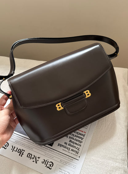 Vintage Bally 2-way leather bag🍩