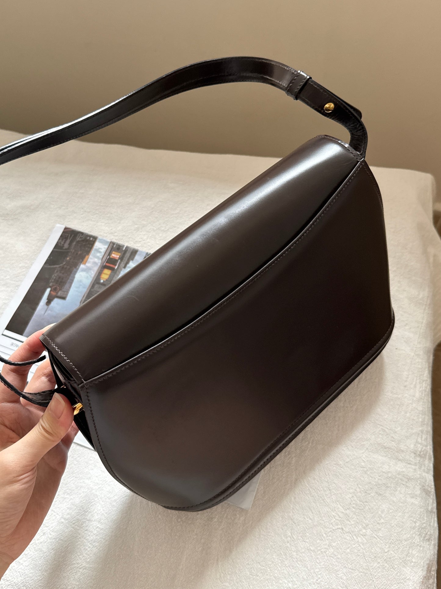 Vintage Bally 2-way leather bag🍩