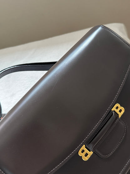 Vintage Bally 2-way leather bag🍩