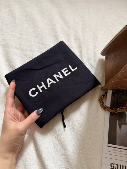 Vintage Chanel wild stitch荔枝牛皮tote bag🧋